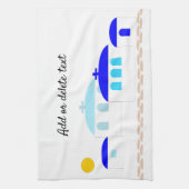 ギリシャ語デザインのみ追加文字 キッチンタオル (縦)