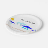 ギリシャ語デザインのみ追加文字 ペーパープレート (アングル)