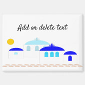 ギリシャ語デザインのみ追加文字 マグネット (正面)