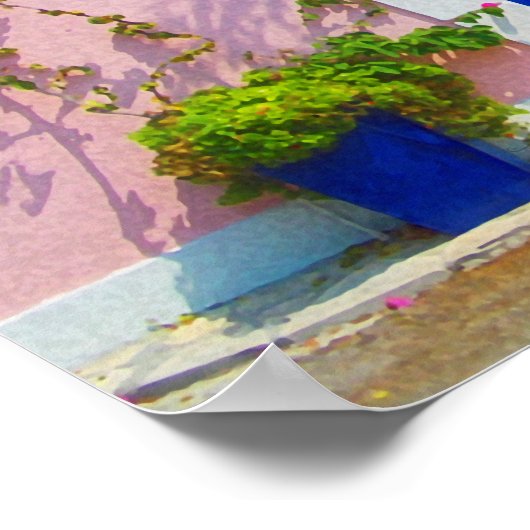 ギリシャ語ドアN°3 ポスター (角)