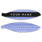 ギリシャ語フレット、ミックスミックスミアンダー鍵、ブルー、あなたの名前 バスケットボール (パネル)