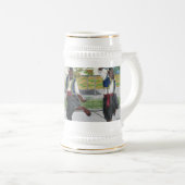 ギリシャ語ミノタウロス踊りスタインまたはマグ ビールジョッキ (正面右)