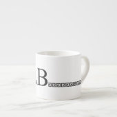 ギリシャ語モノグラム エスプレッソカップ (正面右)