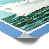 ギリシャ語ラインの「オリンピア」 ポスター (角)