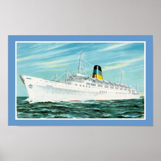 ギリシャ語ラインの「オリンピア」 ポスター (正面)