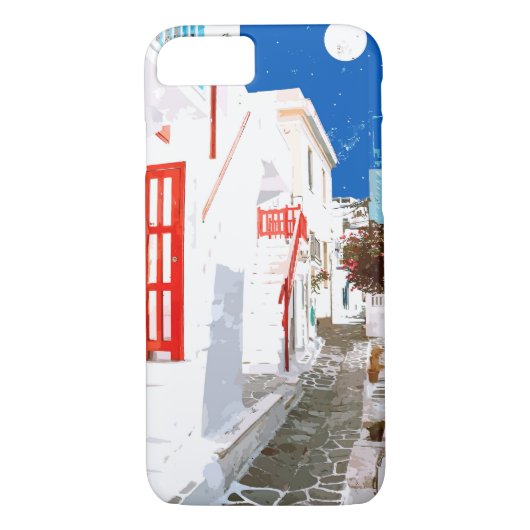 ギリシャ語旅行ダウンメモリレーン Case-Mate iPhoneケース (裏面)