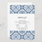 ギリシャ語結婚式招待状、結婚式招待状 招待状 (正面/裏面)