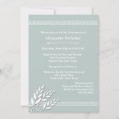 ギリシャ語縁ど鍵(カラーの選択)招待状 招待状 (正面)