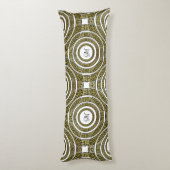 ギリシャ語鍵モノグラムの幾何対称性の蛇行 ボディピロー (裏面 (縦))