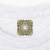 ギリシャ語鍵モノグラムの幾何対称性の蛇行 ラベル (貼付)