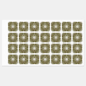 ギリシャ語鍵モノグラムの幾何対称性の蛇行 ラベル (シート)