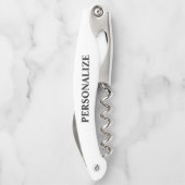 ギリシャ語鍵縁ど折り畳みパーソナライズされた可能 ソムリエナイフ (裏面)