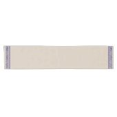 ギリシャ語 – ギリシャ語鍵 – 青とベージュ ショートテーブルランナー (横)