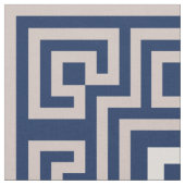 ギリシャ語 – ギリシャ語鍵 – 青とベージュ ファブリック (クローズアップ)