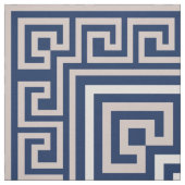 ギリシャ語 – ギリシャ語鍵 – 青とベージュ ファブリック (見本)