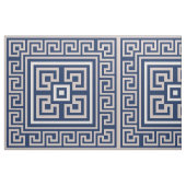 ギリシャ語 – ギリシャ語鍵 – 青とベージュ ファブリック (ファットクウォーター)