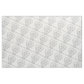 ギリシャ語、ラテン及びロシアのなシリルのVennの図表 ファブリック (ファットクウォーター)