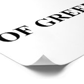 ギリシャ語、ラテン語、キリル文字のベンロシアの図 ポスター (角)