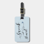 ギリシャ語Atハートラゲッジタグテンプレート,ギリシャ ラゲッジタグ (正面縦)