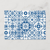 ギリシャ語Bougainvillea赤ちゃんシャワーブックリクエスト エンクロージャーカード (裏面)