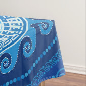 ギリシャ語Mati Mataki -ギリシャの悪のまなざしのオーナメント テーブルクロス (インサイチュ)