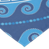 ギリシャ語Mati Mataki - Matiasmaの悪のまなざしのオーナメント#2 テーブルクロス (アングル)