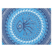 ギリシャ語Mati Mataki - Matiasmaの悪のまなざしの木 テーブルクロス (正面(横))