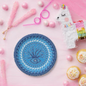 ギリシャ語Mati Mataki - Matiasmaの悪のまなざしの木 ペーパープレート (パーティー)