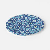 ギリシャ語Mati Mataki - Matiasmaの悪のまなざしパターン#2 ペーパープレート (アングル)