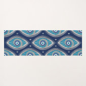 ギリシャ語Mati Mataki - Matiasmaの悪のまなざしパターン#4 ヨガマット (裏面(横))