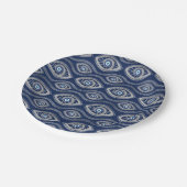 ギリシャ語Mati Mataki - Matiasmaの悪のまなざしパターン#5 ペーパープレート (アングル)