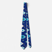 ギリシャ語Mati Mataki - Matiasma Evil protection ネクタイ (正面)