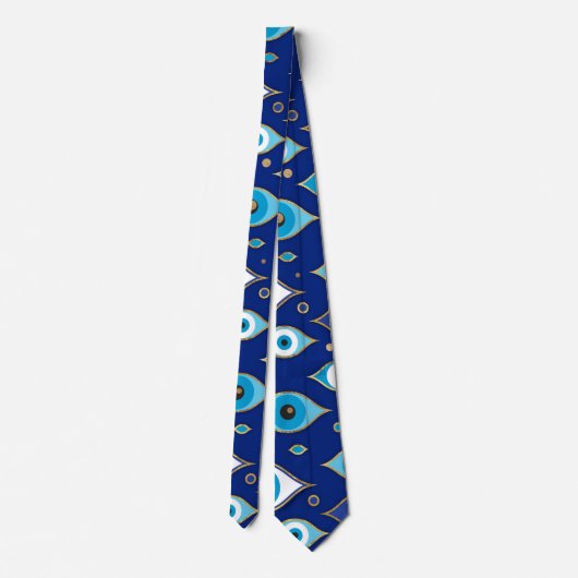 ギリシャ語Mati Mataki - Matiasma Evil protection ネクタイ (裏面)