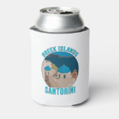 ギリシャ諸島サントリーニ 缶クーラー (缶裏面)