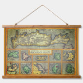 ギリシャ諸島レアマップ | 吊り下げ型タペストリー (正面)