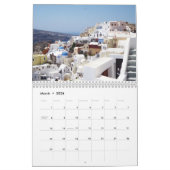 ギリシャ諸島暦 カレンダー (3月 2026)