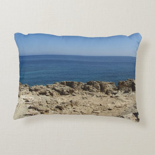 ギリシャ諸島横地中海の景 アクセントクッション (裏面)