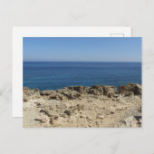 ギリシャ諸島横地中海の景 シーズンポストカード (正面/裏面)