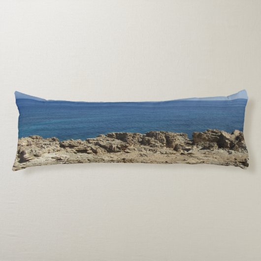 ギリシャ諸島横地中海の景 ボディピロー (正面)