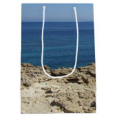 ギリシャ諸島横地中海の景 ミディアムペーパーバッグ (裏面)