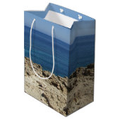 ギリシャ諸島横地中海の景 ミディアムペーパーバッグ (裏面アングル)