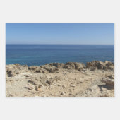 ギリシャ諸島横地中海の景 ラッピングペーパーシート (正面)