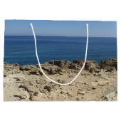 ギリシャ諸島横地中海の景 ラージペーパーバッグ (裏面)
