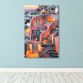 ギリシャ諸島 キャンバスプリント (インサイチュ (ウッドフロア))