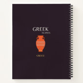 ギリシャ諸島,ギリシャ,旅行名門私立校風の, ノートブック (裏面)