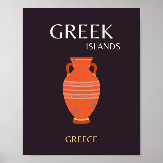 ギリシャ諸島,ギリシャ,旅行名門私立校風の, ポスター (正面)