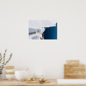 ギリシャ諸島 – サントリーニのポスター ポスター (キッチン)