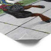 ギリシャ踊りファンタジーウォールアートプリント ポスター (角)