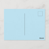 ギリシャ邪悪なアイブルーホワイト ポストカード (裏面)