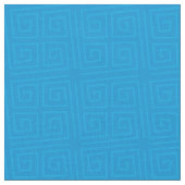 ギリシャ鍵おもしろい（明るい青） ファブリック (クローズアップ)